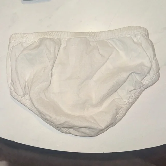 Gymboree Kids Toddlers White Bloomers Bottoms Diaper Cover Panties Underwear 2T - Picture 2 of 4